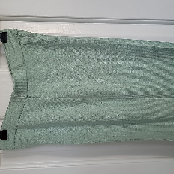 St. John Collection Light Green Knit   Pants Sz 4 - Picture 2 of 5